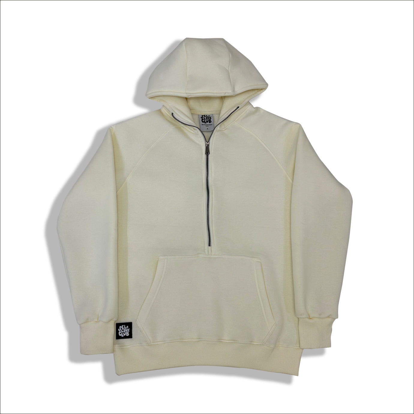 Creme Half Zip Hoodie